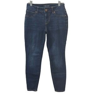 Maurices Womens Skinny Blue Stretch Denim Jeans Size S Reg